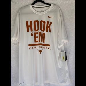 Men’s XL Texas Longhorns “Hook ‘Em” White T-shirt